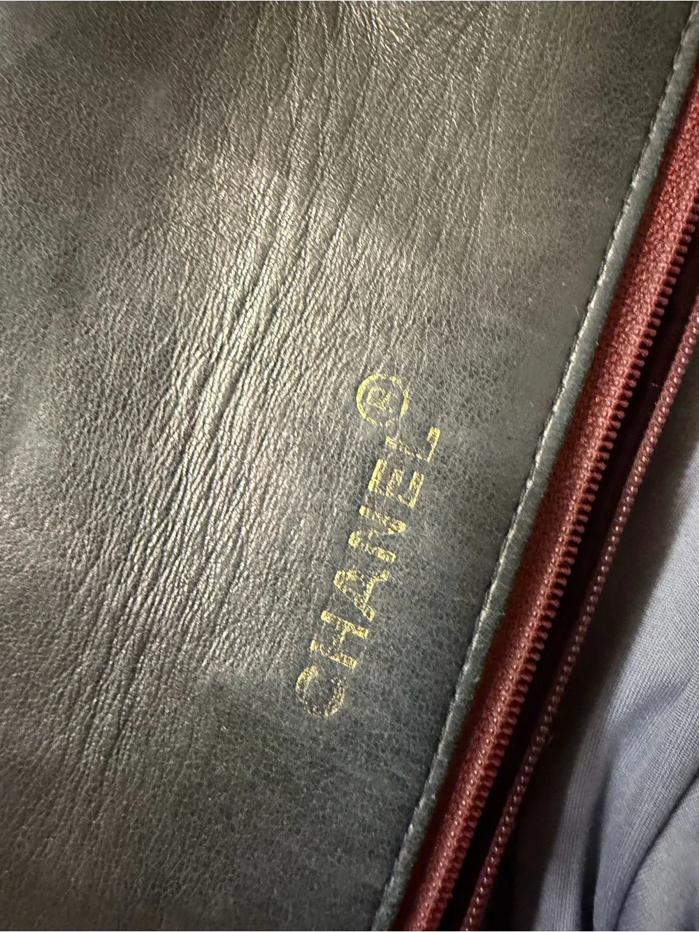 CHANEL Black Quilted Shoulder Bag with Gold CC Lock